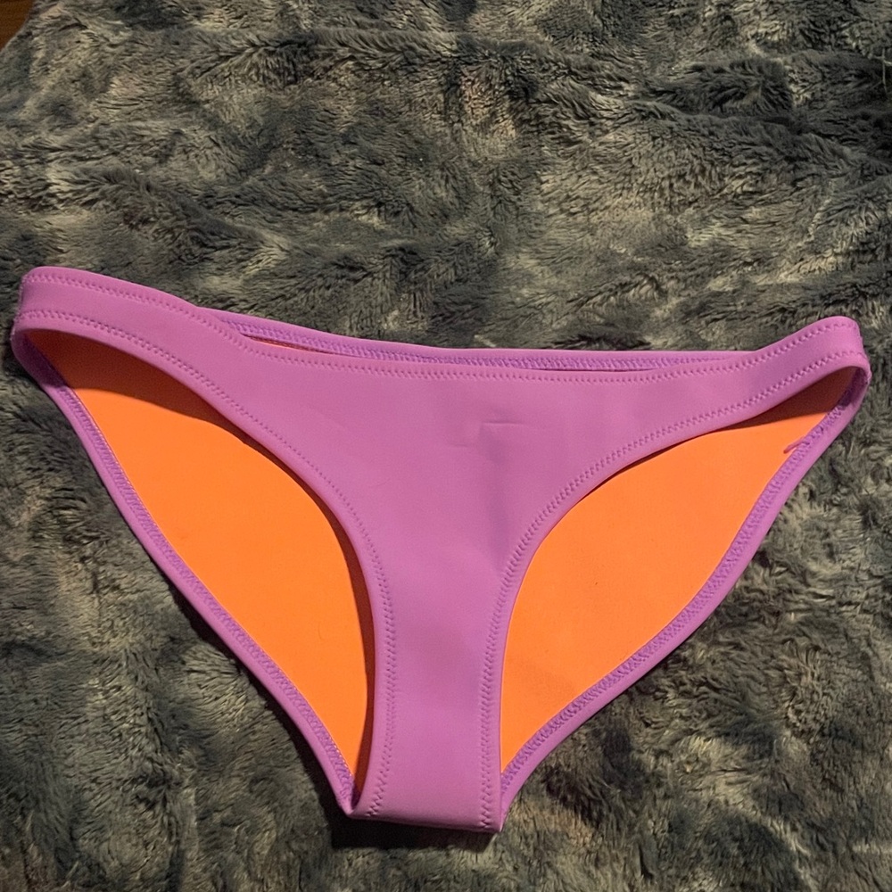 Triangl Swimwear Vibrant Purple and Orange Bikini Bottom